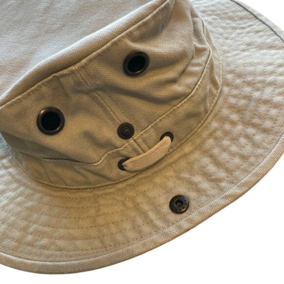 Tilley T3 Wanderer Hat Canvas Unisex 7 1/4 Khaki Green NEW - Picture 4 of 11